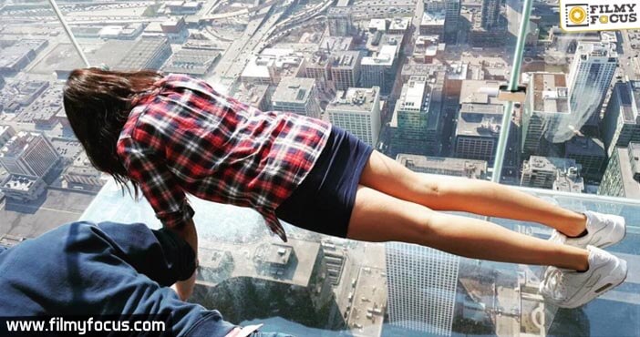 Regina loves working out from crazy heights! Check this out