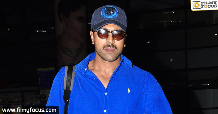 Ram Charan just landed in Hyderabad