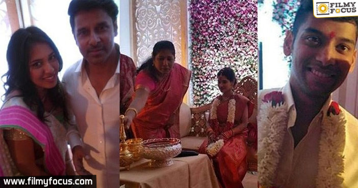 Vikram’s daughter Akshita engaged