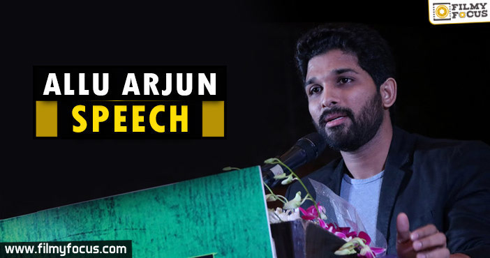 Allu Arjun Full Speech at New Movie Launch | Linguswamy