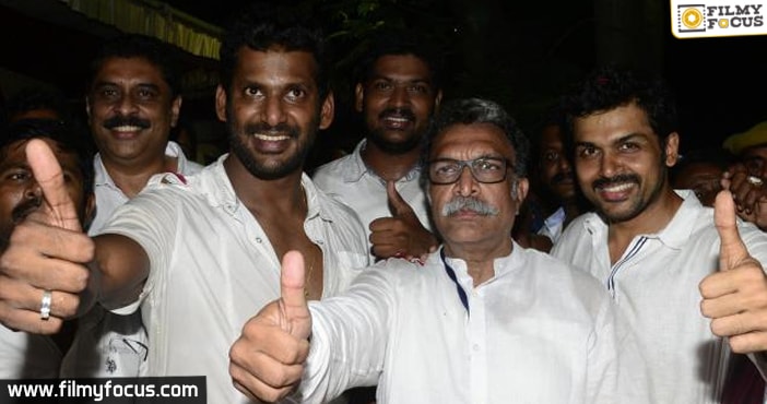 Vishal promises to fight another election!