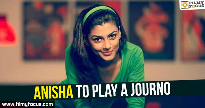 Anisha to play a journo!