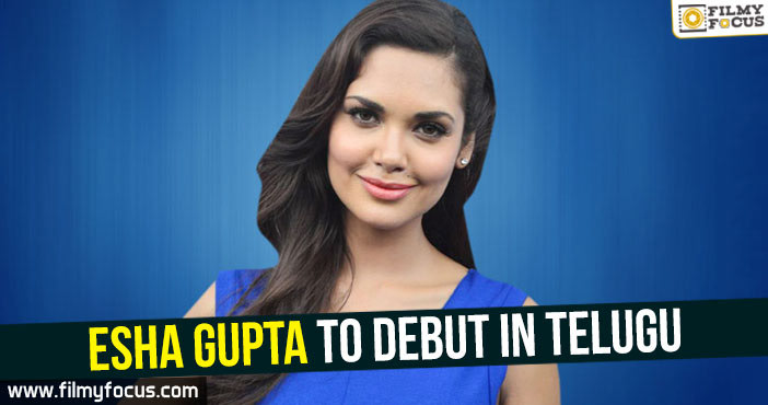 Esha Gupta to debut in Telugu!