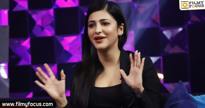 Shruti Hassan admits once again getting a nose job