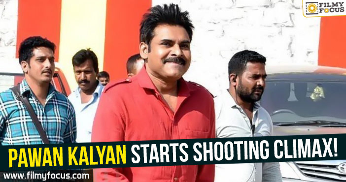 Pawan Kalyan starts shooting climax!
