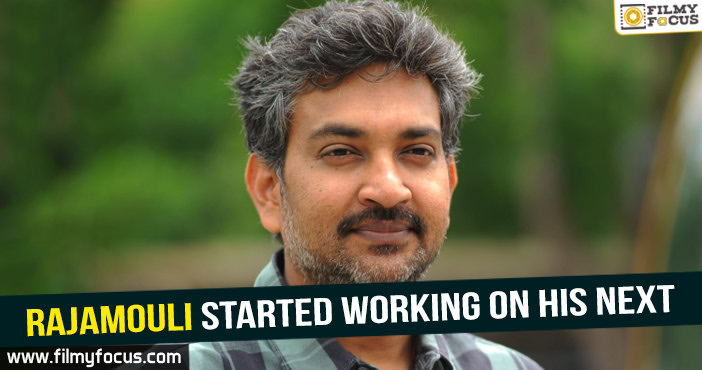 Rajamouli started working on his next script!