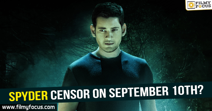 SPYder censor on September 10th?