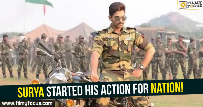 Surya started his action for Nation!