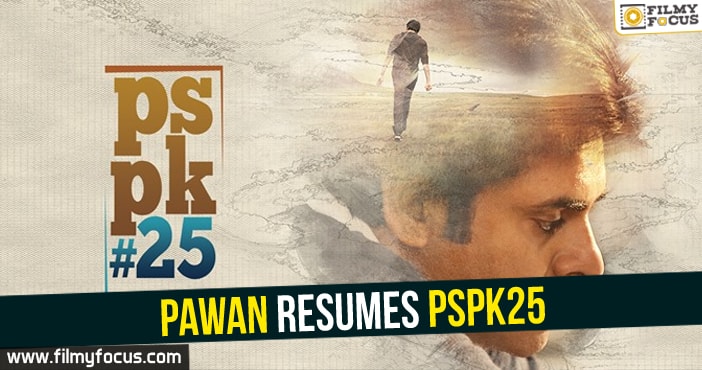 Pawan Kalyan resumes PSPK25!