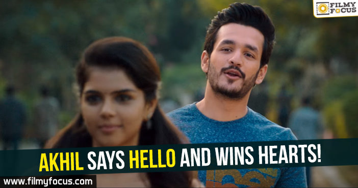Akhil says Hello and wins hearts!