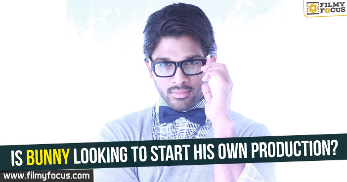 Is Bunny looking to start his own production?