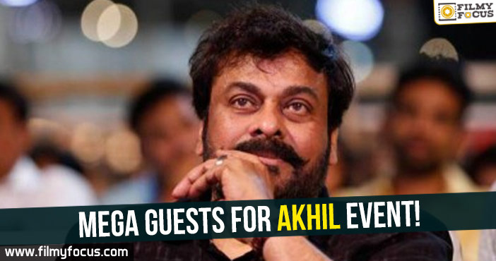Mega guests for Akhil event!