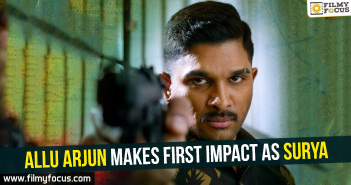 Allu Arjun makes first impact as Surya!