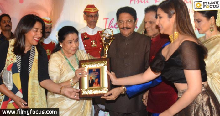 Asha Bhosle was presented with the 5th Yash Chopra Memorial national Award