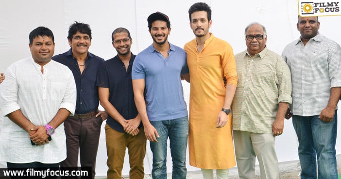 Akhil’s 3rd Film Directed By Venky Atluri, Produced By BVSN Prasad Launched Today With King Nagarjuna’s First Clap