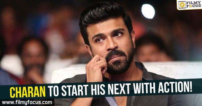 Ram Charan to start his next with action!