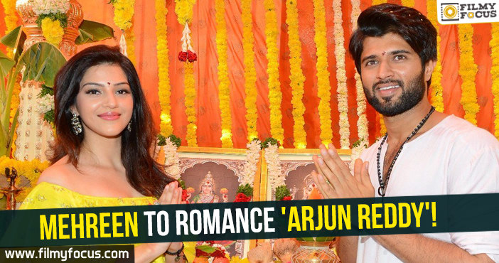 Mehreen romance with ‘Arjun Reddy’ | Latest Film News