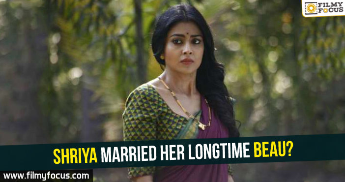Shriya married her longtime beau?