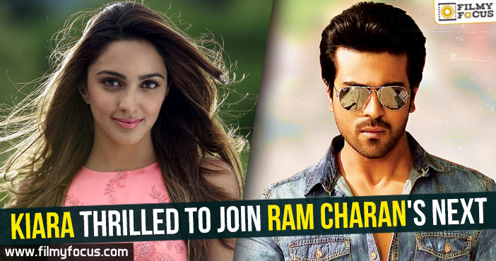 Kiara thrilled to join Ram Charan’s next
