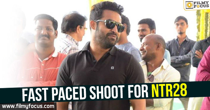 Fast paced shoot for NTR28