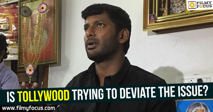 Is Tollywood trying to deviate the issue?