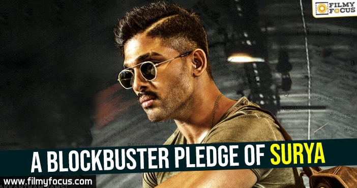 A blockbuster pledge of Surya