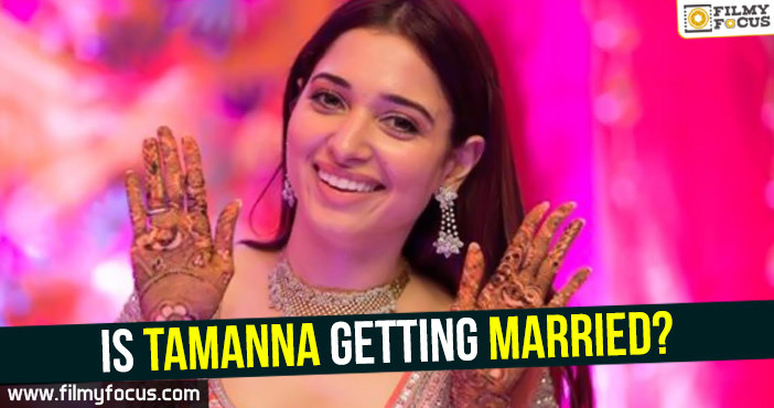 Is Tamanna getting married?