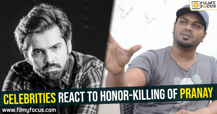 Celebrities react to honor-killing of Pranay