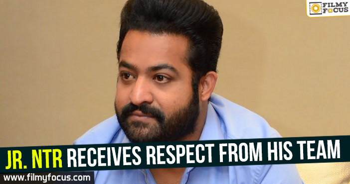 Jr. Ntr Receives Respect From His Team 