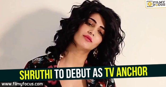 Shruthi to debut as TV anchor
