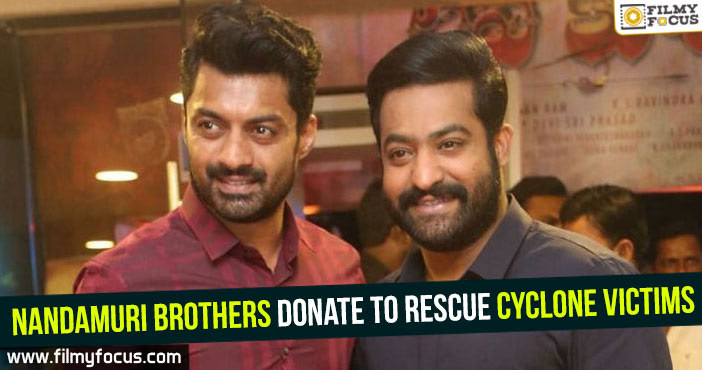 Nandamuri brothers donate to rescue cyclone victims