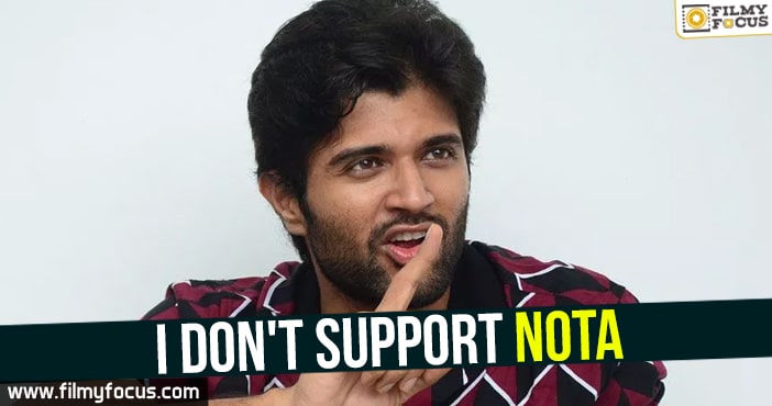 I don’t support NOTA