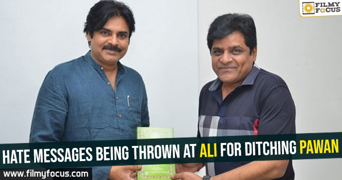 Hate messages being thrown at Ali for ditching Pawan