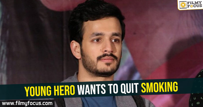 Young hero wants to quit smoking