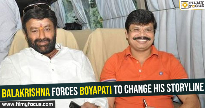 Balakrishna forces Boyapati to change his storyline