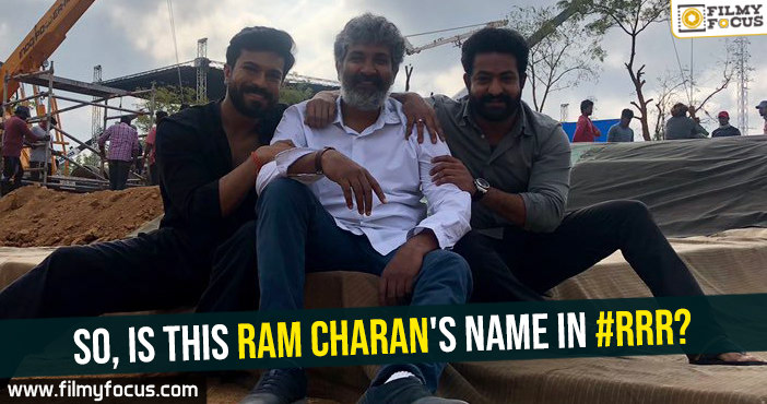 So, is this Ram Charan’s name in #RRR?
