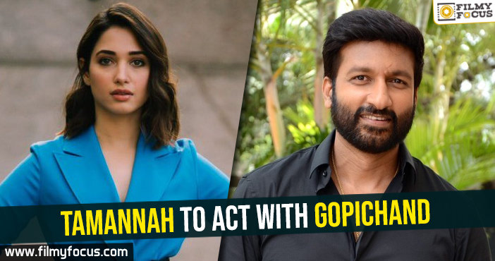 Tamannah to act with Gopichand