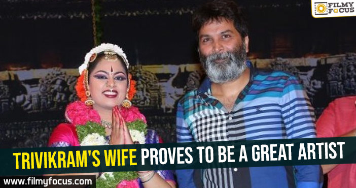 Trivikram’s wife proves to be a great artist