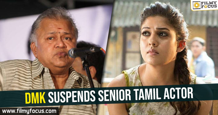 DMK suspends senior Tamil actor
