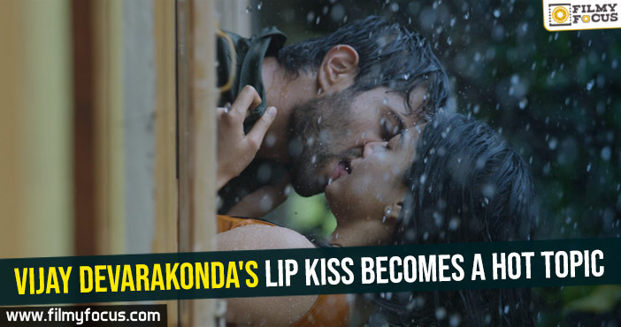Vijay Devarakonda’s lip kiss becomes a hot topic