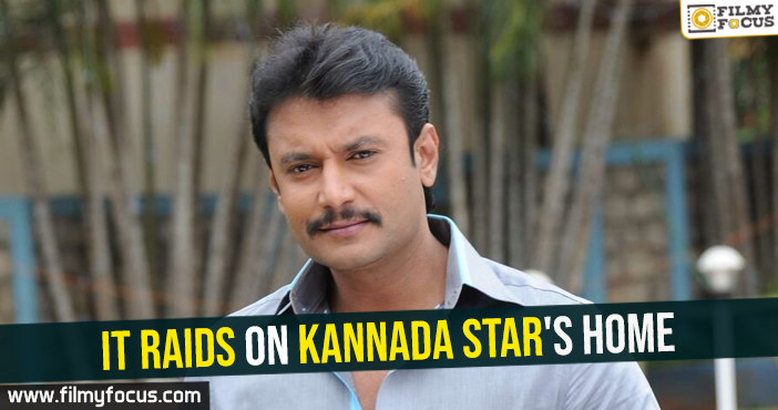 IT raids on Kannada star's home - Filmy Focus
