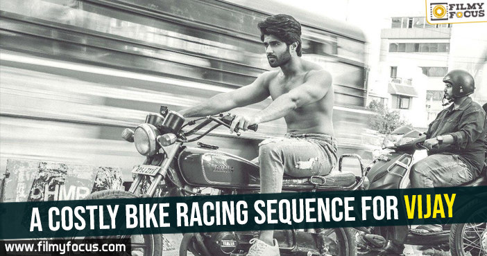 A costly bike racing sequence for Vijay