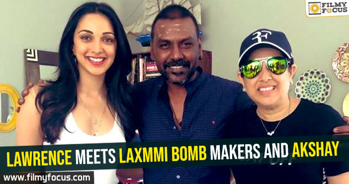 Lawrence meets Laxmmi Bomb makers and Akshay