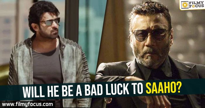 Will he be a bad luck to Saaho?