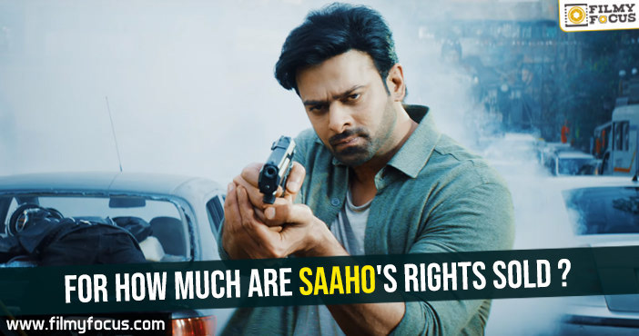 For how much are Saaho’s rights sold ?