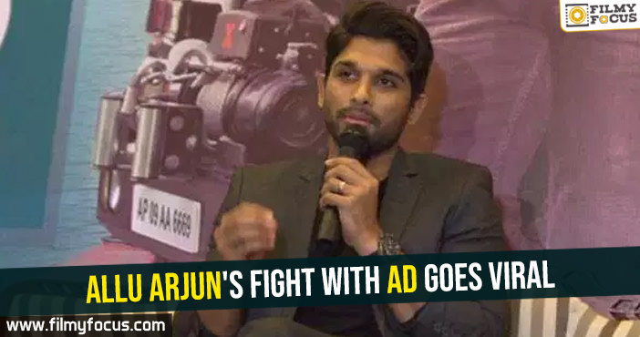 Allu Arjun’s fight with AD goes viral