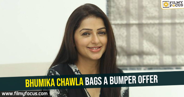 Bhumika Chawla bags a bumper offer