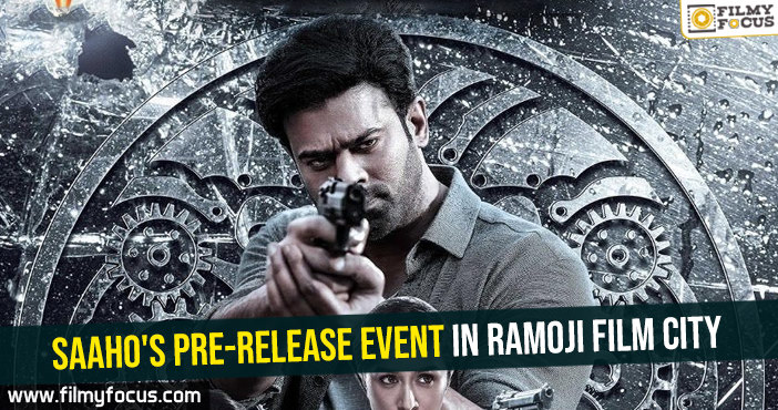Saaho’s pre-release event in Ramoji film city