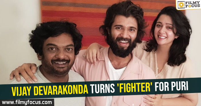 Vijay Devarakonda turns ‘Fighter’ for Puri
