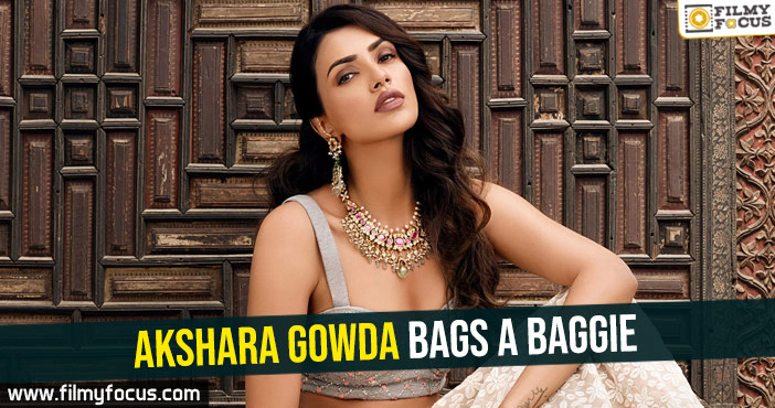 Akshara Gowda bags a baggie